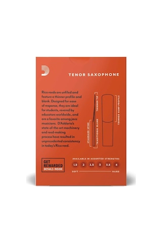 Rico Rka1030 Tenor Saksafon Kamışı 10lu Paket No 3