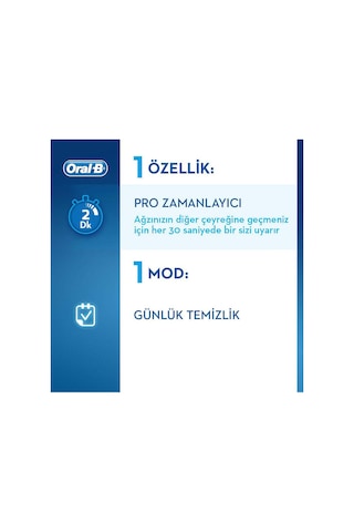 Oral-B Pro 750 Black Edition Cross Action Şarj Edilebilir Diş Fırçası