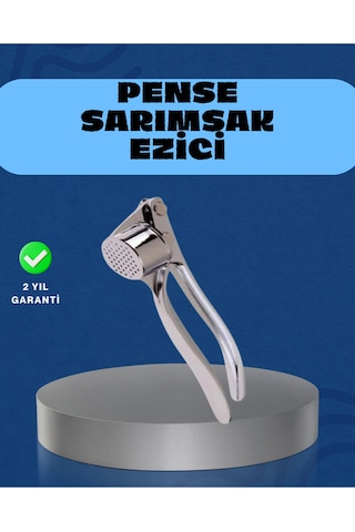 Mutfak Sarımsak Ezici Kaymaz Saplı Güçlü Mekanizma Çok Renkli
