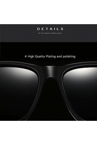 Cbtx Uv 400 Polarize Erkek Güneş Gözlüğü Siyah - Gri