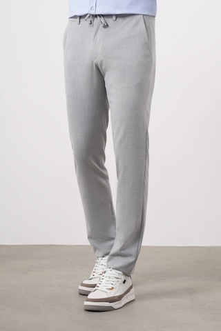 Morven Erkek Gri Poliviskon Trend İpli Jogger Slim Fit Spor Pantolon 24ms003028100 Gri