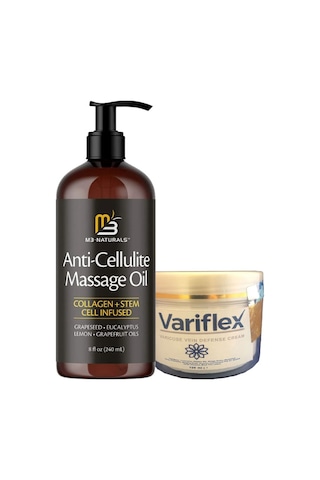 Anti-cellulite Selülitlere Son Anti-selülit Masaj Yağı 240 Ml + Variflex Varis Giderici Krem 100 Ml