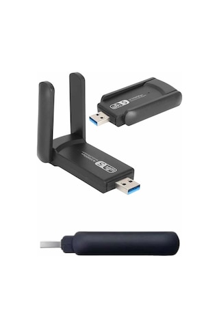Wifi Alıcı Dual Band Usb 3.0 Adaptör Kablosuz Windows 7/8/10/11