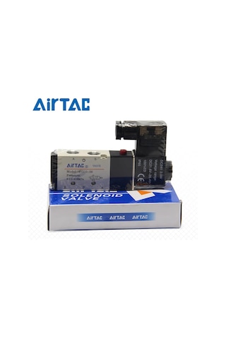 Airtac 4v21008b Dc24v 1/4" Pt 4v Serisi Solenoid Valf Düşük Sürtünme, Uzun Ömürlü