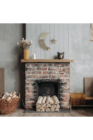 Ay Yıldız Duvar Ayna Tablo Seti Pleksi Ayna Şeffaf