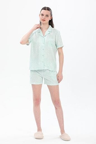 United Colors Of Benetton Kadın Şort 71446 Yeşil