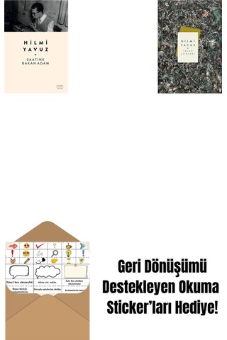 Saatine Bakan Adam + Talan Şiirleri Ciltli + Okuma Sticker'ları