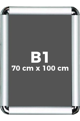 B1 70X100Cm Alüminyum Çerçeve Rondo Köşe Aç Kapa Açılır Kapanır