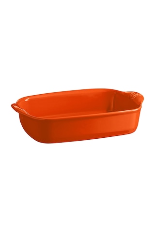 Emile Henry Tart Börek Fırın Kabı Dikdörtgen 29,5 X 19 Cm Turuncu/toscane Turuncu