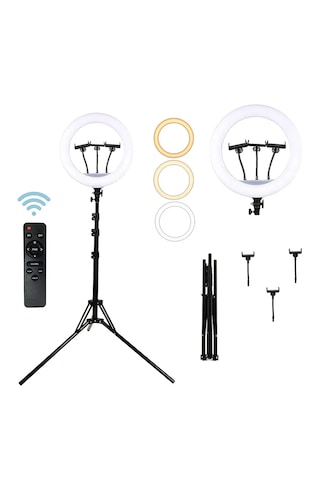 Profesyonel 18inç Kumandalı Ring Light Dövme Tatto Makyaj Işığı