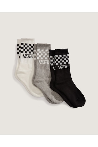Vans Classic Check Crew Çorap - 3 Çift Karışık