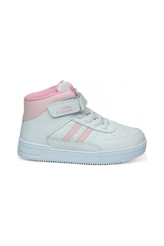 Ndrops 09-24 Deri Outdoor Kız Çocuk Spor Bot Beyaz Pembe 26-30 Beyaz