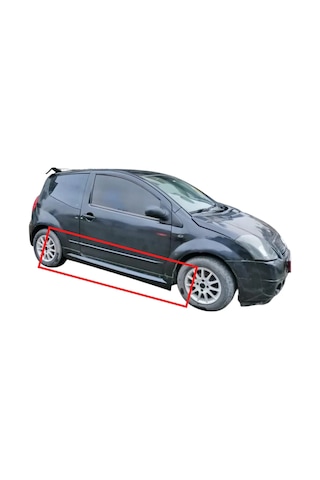 Citroen C2 Uyumlu Marşpiyel Boyasız