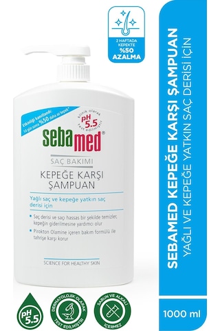 Sebamed Kepek Karşıtı Pirokton Olamin İçerikli Yağlanma Önleyici Etkili Şampuan 1000 ML