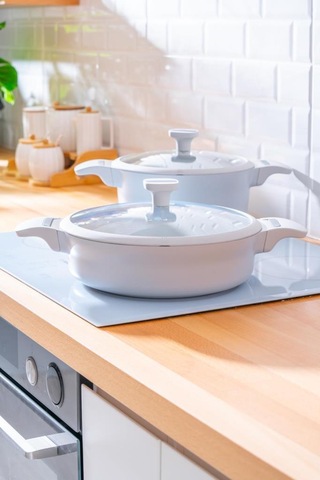 Acar Ultimate Pro 5 Parça Döküm Tencere Seti Bsc-06781 Beyaz