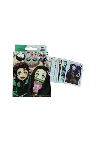 İskambil Kağıdı Anime Demon Slayer Poker Oyun Kartı 54 Adet