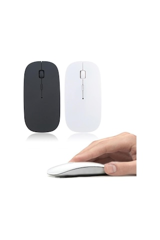 Vaorlo 1600 Dpı Usb Optik Kablosuz Bilgisayar Faresi 2.4g Alıcı Süper Ince Fareler Pc Laptop Için