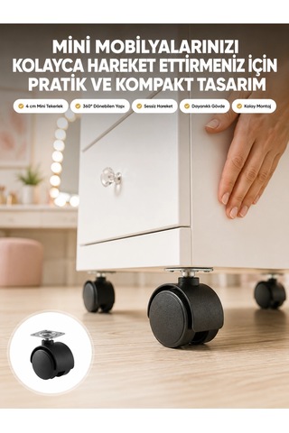 Znv Zenvia Mey İthalat Kilitsiz 4 Cm Mobilya Ayağı Tek Adet Pratik Ve Dayanıklı Znv2025 Cmn 6446404