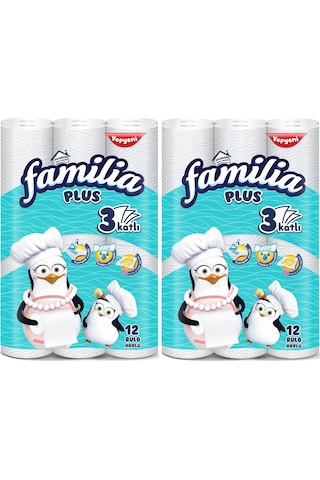 Familia Kağıt Havlu Plus 24 Lü Pk (3 Katlı) (2Pk*12)