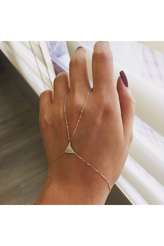 Glorria Altın Şahmeran Bileklik N11.120 Altın