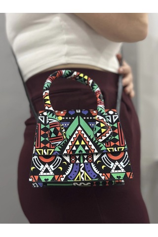 Biçomi Luxe Karma Cilt Çanta Yeşil