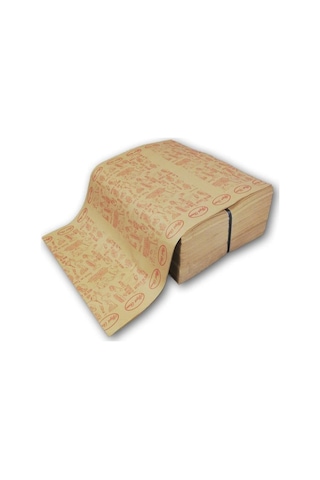 Sandviç Dürüm Paketleme Ambalaj Kağıdı Esmer Sülfit 100'lü 35 x 50 CM