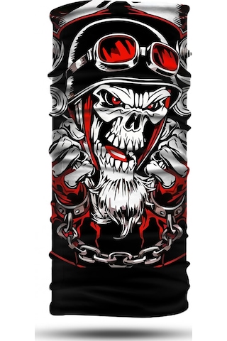 Dair DAIRB0059 - Desenli Motosiklet Bandana Boyunluk Outdoor Balaklava