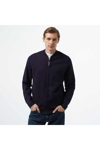 Nautica Erkek Lacivert Regular Fit Hırka Düz S37129t Lacivert