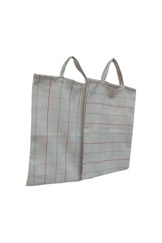 Bengi Pazar Çantası 2 Adet Döşemelik Kumaş Desenli 30 Kg Taşıma (501135606)