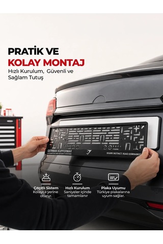 Ön Arka Plaka Tutucu 2'li Set Çıtçıtlı 11x52 Cm