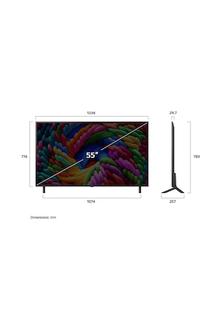 LG 65NANO90A 65" 165 Ekran 4K Smart AI Uydu Alıcılı Sihirli Kumanda Webos25 Nanocell Tv