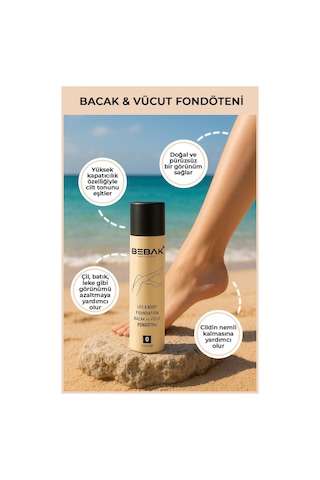Bebak Bacak Ve Vücut Fondöteni 0 Extra Light 75 ML