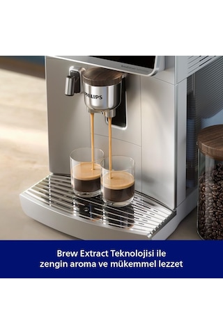 8000 Serisi Lattego Pro Café Aromis Kahve Makinesi, Evde Kafe Kalitesi, Brewextract, 54 Farklı Sıcak Ve Soğuk İçecek, Ep8757/20 Çok Renkli