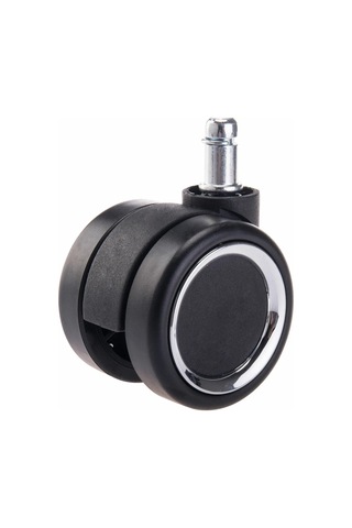 Brabıx Ofis Sandalyesi İçin Lastik Tekerlek Seti, 5 Parça 415726105 Siyah