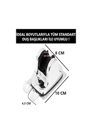 Duş Mafsalı Yapışkanlı Askılı Lif Havlu Asma Duş Başlığı Tutacağı Banyo Duşakabin Çok Renkli