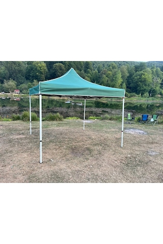 3x3 M 40 Mm Altıgen Gazebo Tente Yeşil
