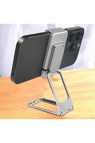 Buffer 360 Derece Dönen Tüm Telefon Tipleri İle Uyumlu Metal Telefon Standı Braket -m11