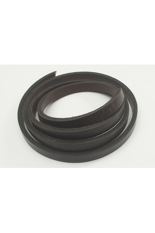 20 Mm Yassı Deri Kayış 2 Metre 20 Mm / Siyah