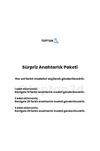10 Adet Sürpriz Anahtarlık - 40 Çeşit Modelden Hangisi Çıkacak 10 Farklı Model Paketi