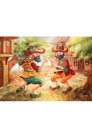 Yappuzz Karagöz Ve Hacivat 25 Parça Çoçuk Puzzle