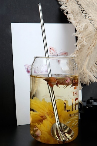 304 Çelik 22 Cm Kokteyl Karıştırma Barmen Latte Kaşığı Cin763by-6