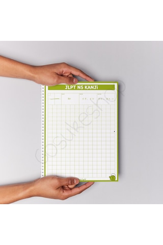 Jlpt N5 Kanji Çalışma Defteri Baskılı