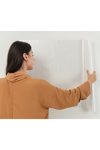 Beyaz Yazı Tahtası 100X60Cm 2 Adet Statik Kağıt Tahta