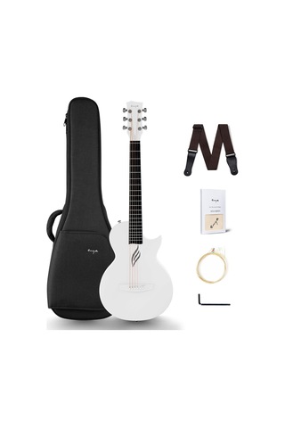 Enya Nova Go Wh Beyaz Renk Akustik Gitar