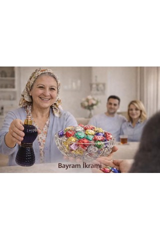 Songül Karagül Kolonyası Ve 1 Kg Şölen Bayram Şekeri Paketi Karışık Sert Ve Meyve Aromalı Jöle Şeker Bayram Misafir İkram Paketi