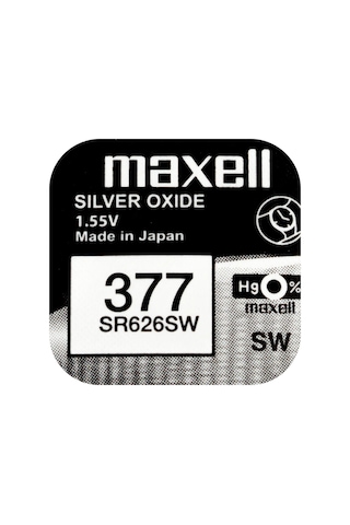 Maxell 377 SR626SW 1.55V Saat Pili 10'lu
