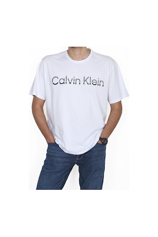 Calvin Klein Calvın Kleın Erkek T-shırt 40mc800-540 Beyaz