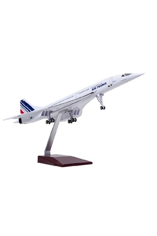 Air France Concorde Jet Yolcu Uçağı Model Uçak 1/125 Ölçek 50cm