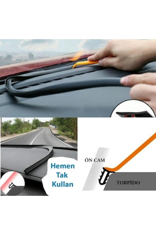 Torpido Göğüs Ön Cam Arası Sıkıştırma Fitil Seti