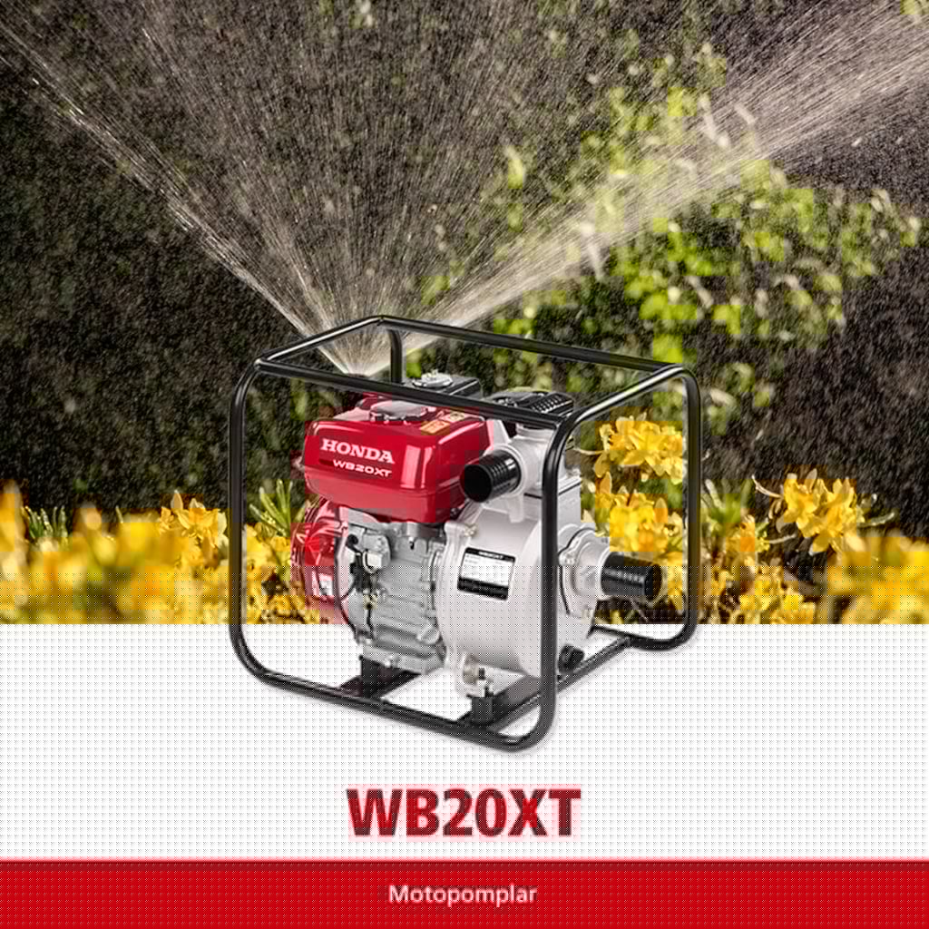 Honda WB20XT Motopomp 2" Parmak Benzinli Su Motoru